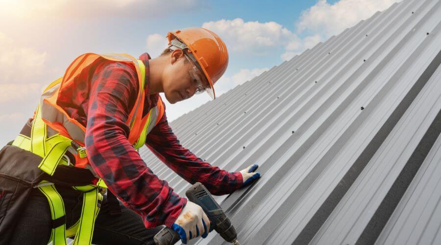 Professional metal roof installation in Hanston, KS